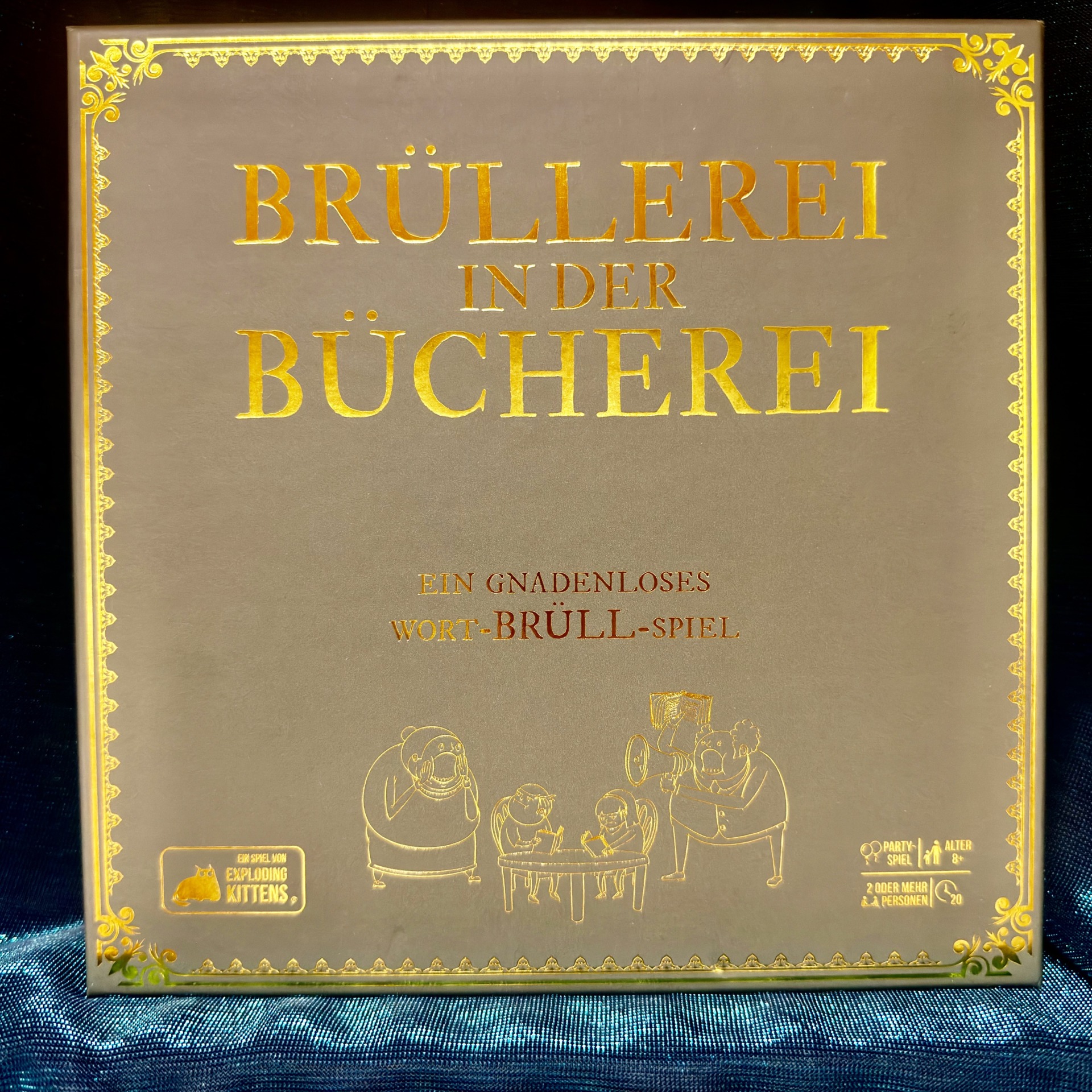 Brüllerei in der Bücherei